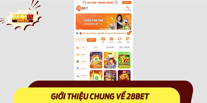 Từ khi xuất hiện năm 2016, 28BET đã chiếm được sự yêu mến của đông đảo người chơi.